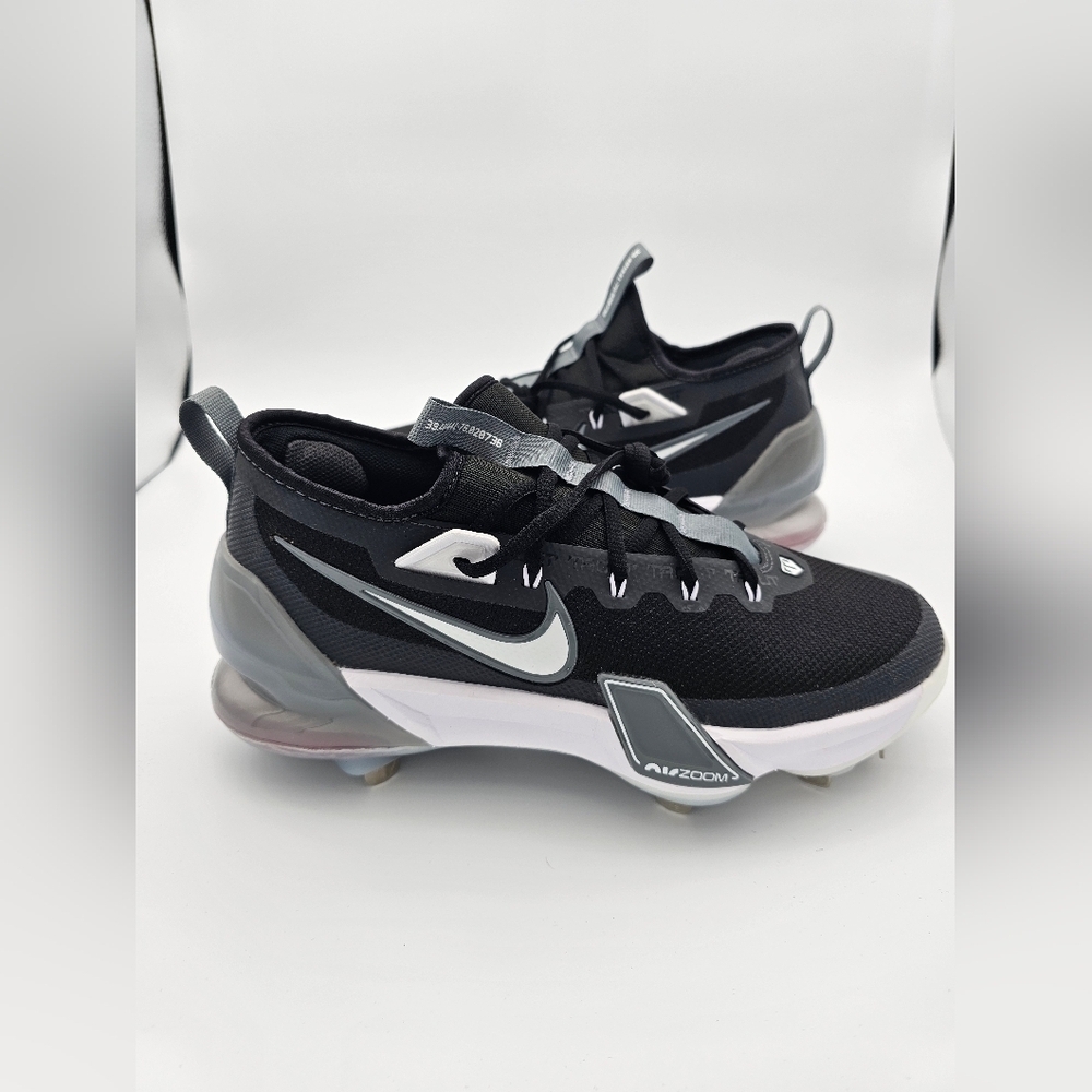 Nike Force Zoom Trout 9 Elite 'Black Anthracite' Baseball Cleats Mens Size 8